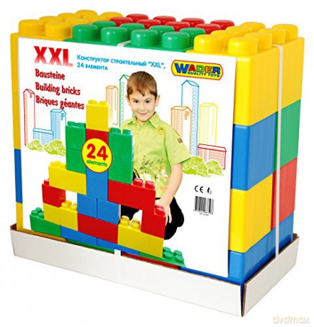 Wader-Polesie Klocki budowniczy 24 el. XXL [KLOCKI]