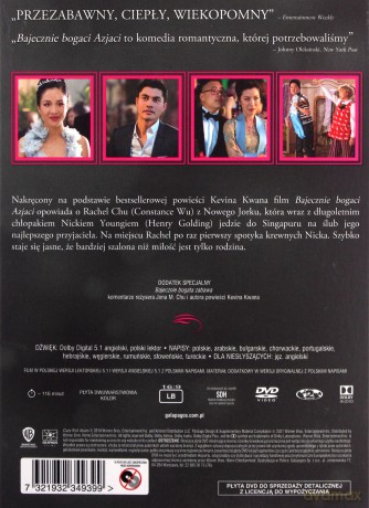 Bajecznie bogaci Azjaci (Zakochane Kino) [DVD]