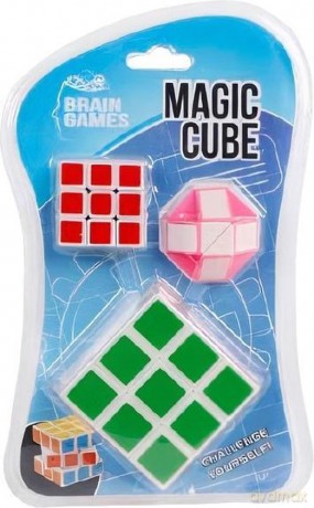 Kostki magiczne Łamigłówki 3 szt. [GRA PLANSZOWA]