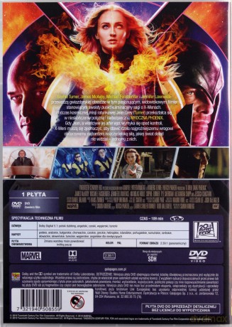 X-Men: Mroczna Phoenix [DVD]