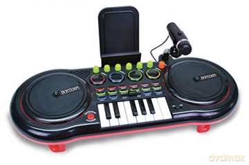 Bontempi Konsola DJ ze światłem mikrofonem i klawiszami