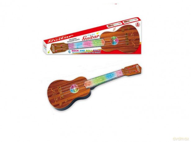 Gitara na baterie światło dźwięk