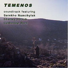 Temenos soundtrack (Sainkho Namtchylak, Shelley Hirsch, Catherine Bot) [CD]