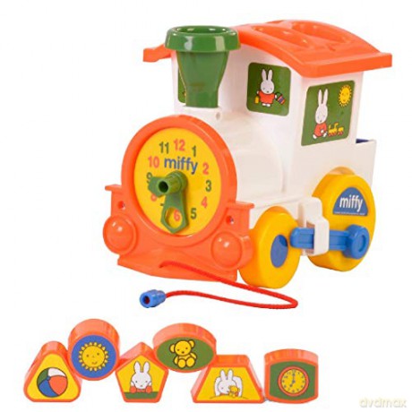 Polesie Logiczna lokomotywa Miffy z 6 klockami