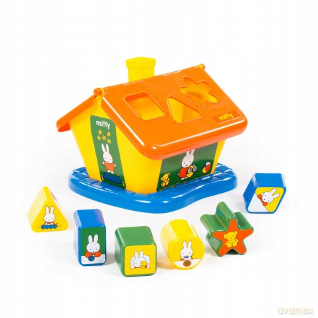 Polesie Domek logiczny "Miffy" z 6 klockami
