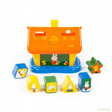 Polesie Domek logiczny "Miffy" z 6 klockami