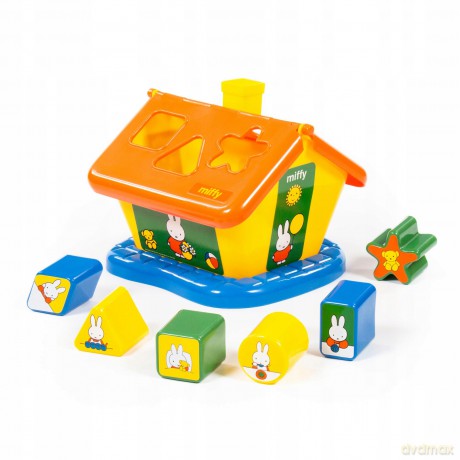 Polesie Domek logiczny "Miffy" z 6 klockami