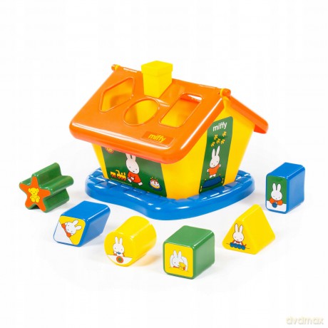 Polesie Domek logiczny "Miffy" z 6 klockami