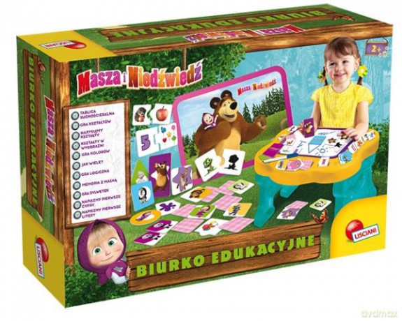 Biurko edukacyjne Masza i Niedźwiedź LISCIANI