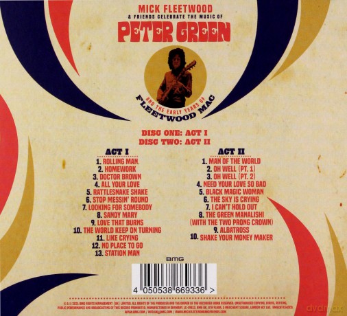 Mick Fleetwood And Friends: Celebrate The Music Of Peter Green And The Early Years Of Fleetwood Mac [2CD]