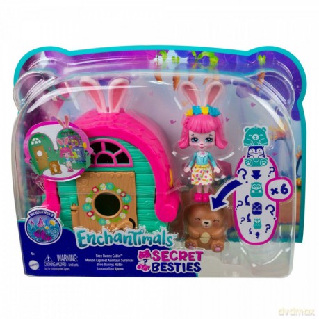 Zestaw z laleczką Enchantimals Chatka Bree Bunny
