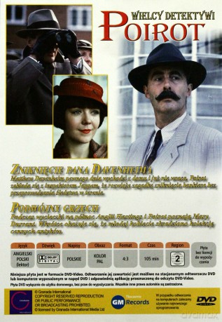 Wielcy Detektywi: Poirot 10: Zniknięcie Pana Davenheima / Podwójny grzech [DVD]