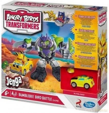 Gra Jenga Angry Birds Transformers