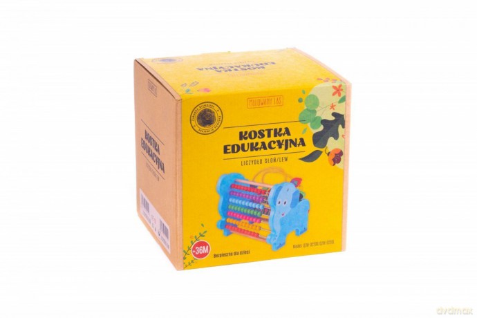 Liczydło drewniane edukacyjne lew