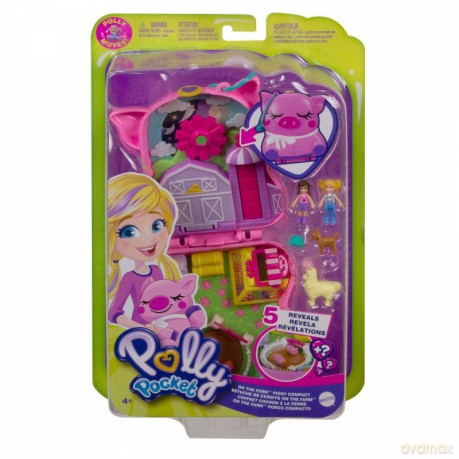 Zestaw Polly Pocket Świnka Farma [FIGURKA]