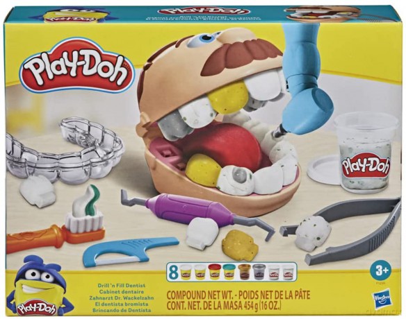 Zestaw z masą plastyczną PlayDoh Dentysta Nowy
