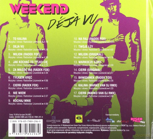 Weekend: Déja Vu [CD]
