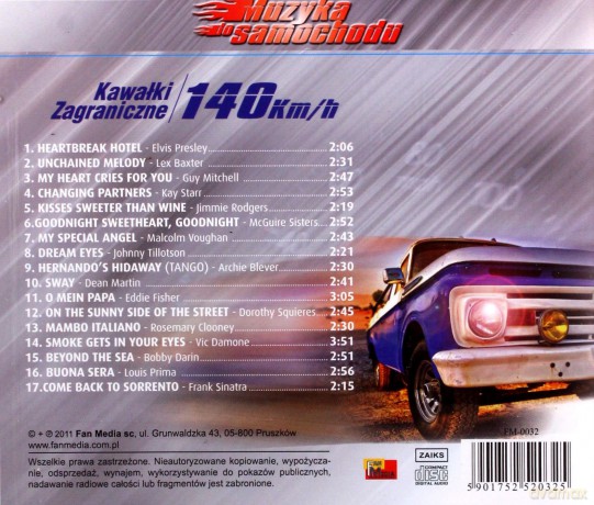 Kawałki Zagraniczne 140km/h [CD]