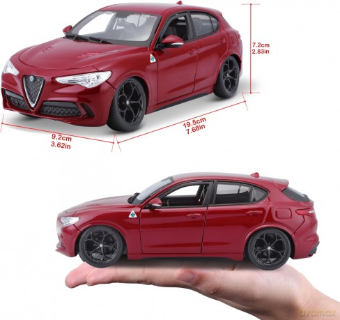 Alfa Romeo Stelvio Red 1:24
