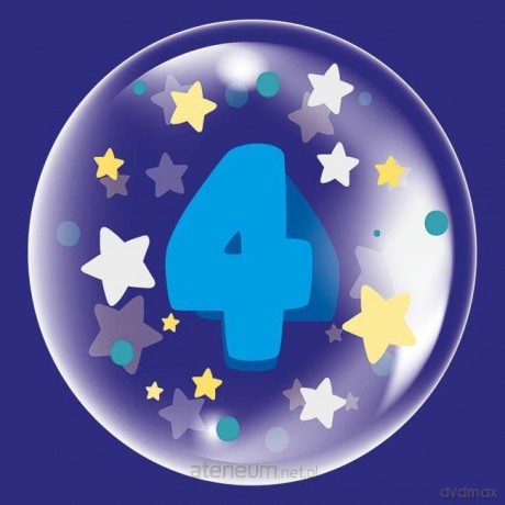 Balon 45 cm dla chłopca cyfra 4