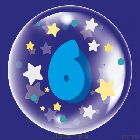 Balon 45 cm dla chłopca cyfra 6