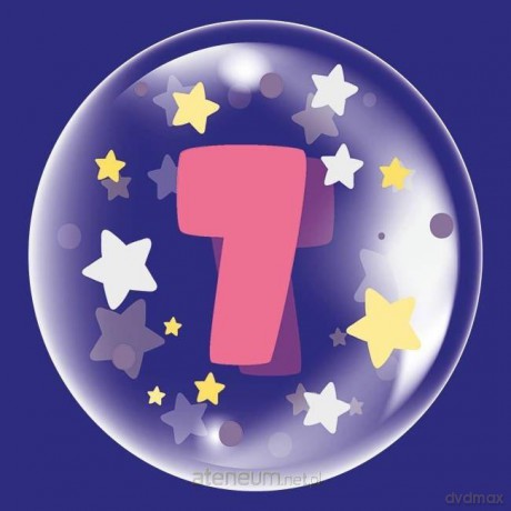 Balon 45 cm dla dziewczynki cyfra 7