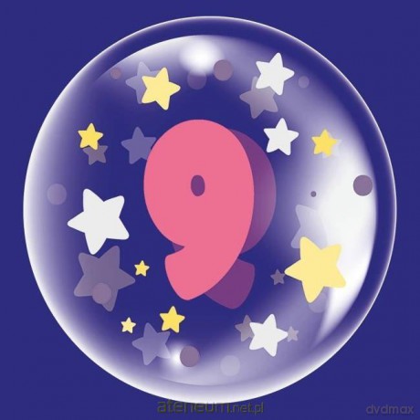 Balon 45 cm dla dziewczynki cyfra 9