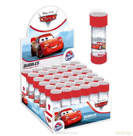 Bańki mydlane Cars 55 ml (36 szt)