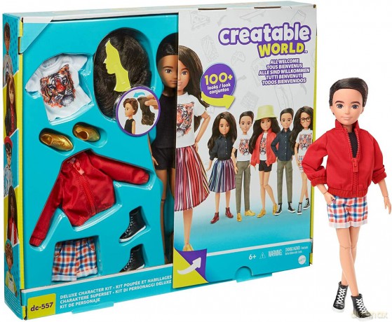 Barbie Zestaw Creatable world GKV47