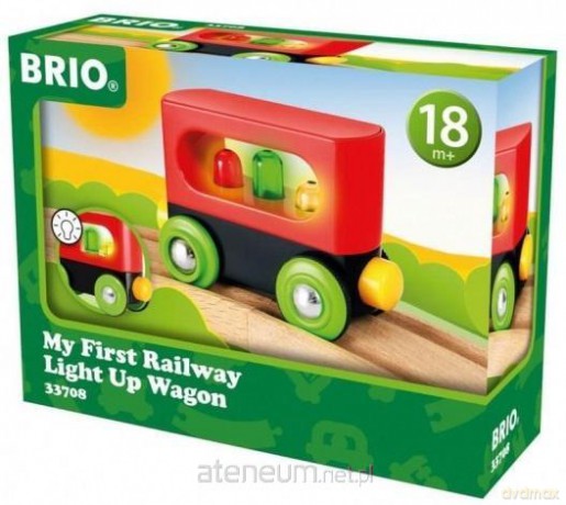 Brio Mój pierwszy pociąg - podświetlany wagon