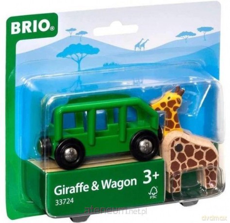 Brio Żyrafa i wagon