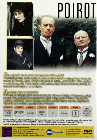 Wielcy Detektywi: Poirot 13: Kradzież obligacji za milion dolarów / Ekspres do Plymouth [DVD]