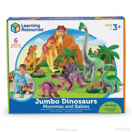 Duże Figurki, Mamy i Dzieci, Dinozaury [FIGURKA]