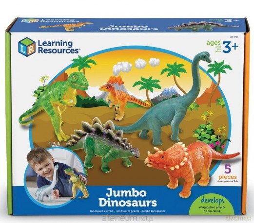 Duże Figurki. Dinozaury. Zestaw 1, 5 szt. [FIGURKA]