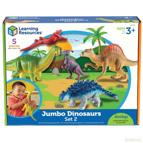 Duże Figurki. Dinozaury. Zestaw 2, 5 szt. [FIGURKA]