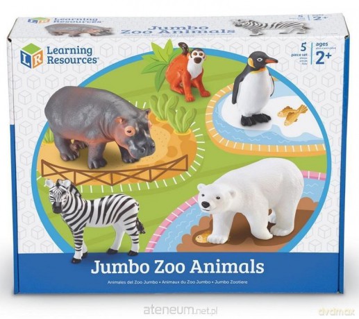 Duże Figurki. Zwierzęta w zoo. Zestaw 5 szt. [FIGURKA]