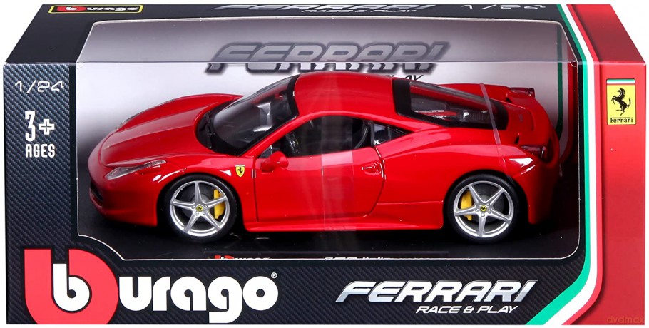 Ferrari 458 Italia Red 1:24