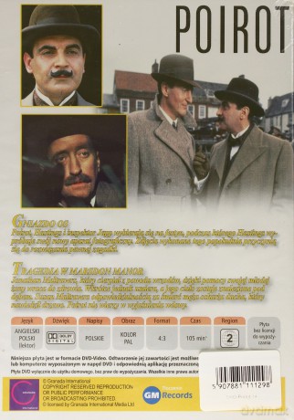Wielcy Detektywi: Poirot 14: Gniazdo os / Tragedia w Marsdon Manor [DVD]