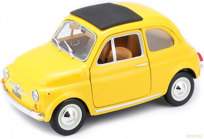 Fiat 500 F 1965 Yellow 1:24