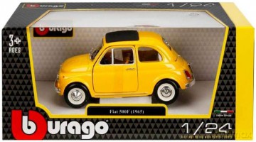Fiat 500 F 1965 Yellow 1:24
