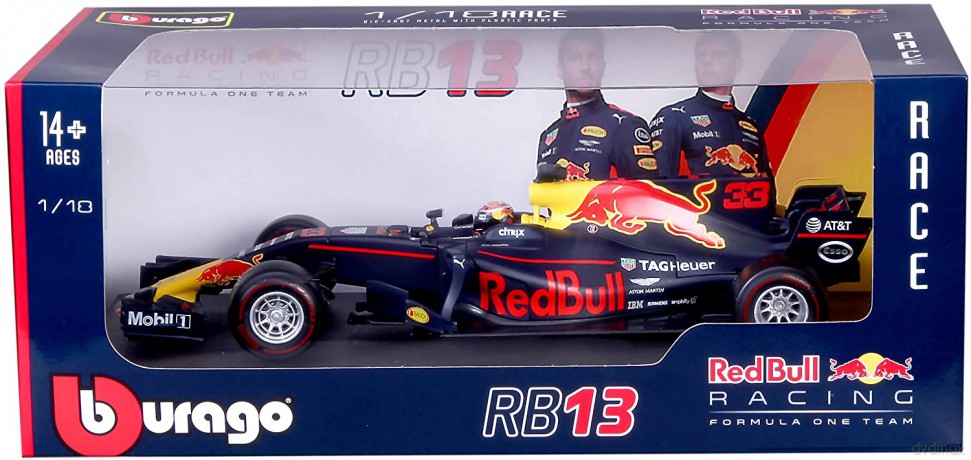 Formuła Red Bull racing Tag Heuer RB13 Blue 1:18