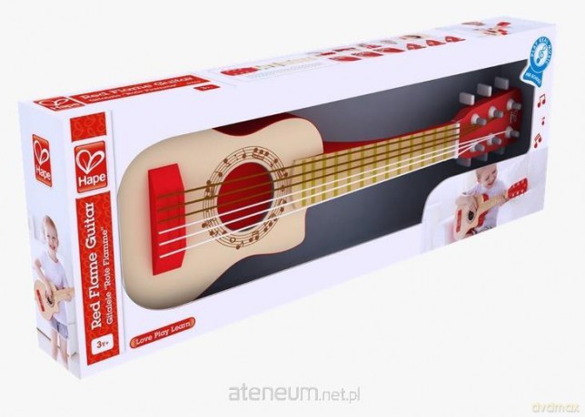 Gitara Czerwony płomień