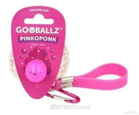 GoGoPo - Gooballz Gniotek-brelok malina koralikowy
