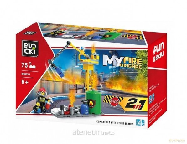 Klocki Blocki MyFireBrigade 2w1 75 el. [KLOCKI]