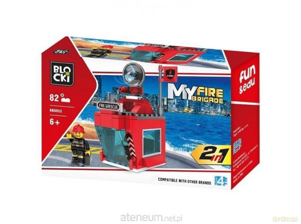 Klocki Blocki MyFireBrigade 2w1 82 el. [KLOCKI]