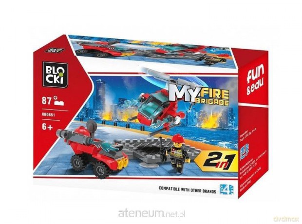 Klocki Blocki MyFireBrigade 2w1 87 el. [KLOCKI]