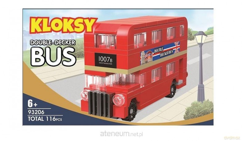 Klocki Kloksy Miasto Autobus piętrowy 116 el. [KLOCKI]