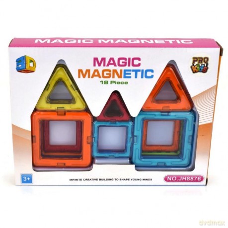 Klocki magnetyczne duże 18 el. [KLOCKI]