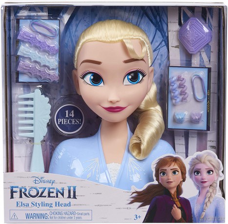Kraina Lodu II Elsa głowa do stylizacji