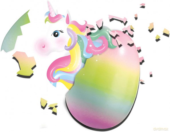 Kreatywna zabawa - Wylęganie jednorożca z jajka